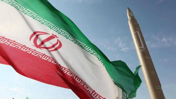 Ilustrasi Bendera Iran (AFP)