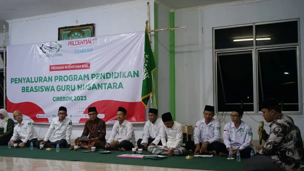 NU Care-LAZISNU PBNU bersama PT Prudential Sharia Life Assurance (Prudential Syariah), kembali melaksanakan program kolaborasi dalam bidang pendidikan, yaitu Program Beasiswa Guru Nusantara (Istimewa)