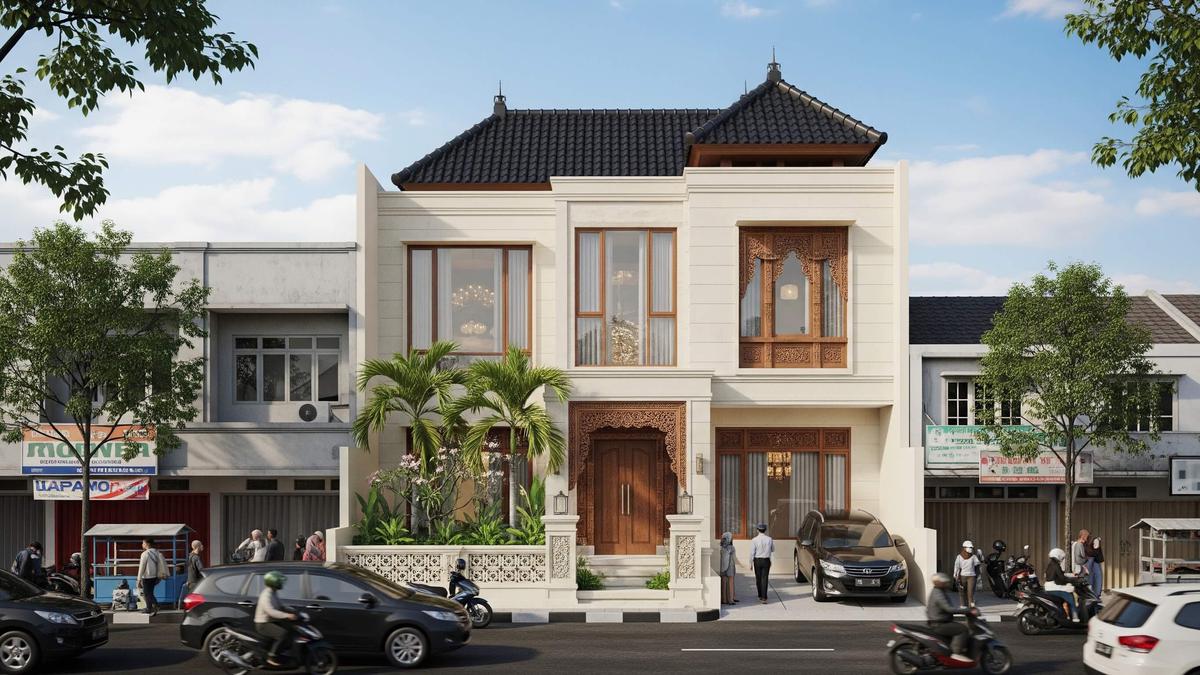 10 Pilihan Warna Cat Rumah untuk Daerah Pinggir Jalan Ramai, Tahan Debu dan Polusi