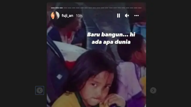 Fuji unggah foto jaman sekolah