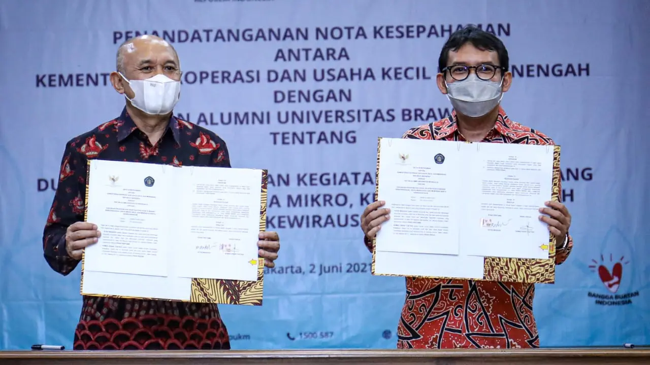 MenkopUKM Gandeng Ikatan Alumni Universitas Brawijaya, Bangun Future SMEs Berdaya Saing Tinggi
