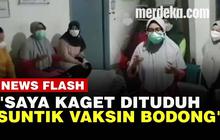 VIDEO: Sosok Petugas Vaksinator di Karawang yang Dituduh Suntikkan Vaksin Kosong