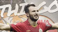 Pemain Persija Jakarta: Marco Motta. (Bola.com/Dody Iryawan)