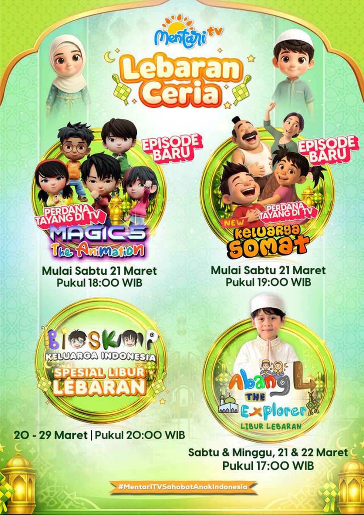 Lebaran Penuh Berkah Bareng Indosiar, D'Academy 7 Mega Konser Hingga Deretan Blockbuster Film Asia