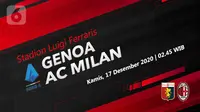 Genoa vs AC Milan (Liputan6.com/Abdillah)