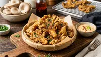 Cara Membuat Jamur Krispi Gurih Seperti Kulit Ayam, Dijamin Garing dan Mekar