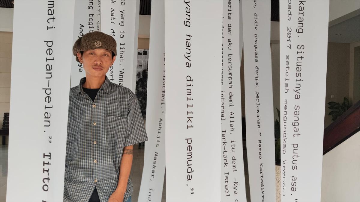 Tahapan Membuat Karya Seni Rupa Ala Seniman Muda Asal Blitar, Dimulai dari Konsep