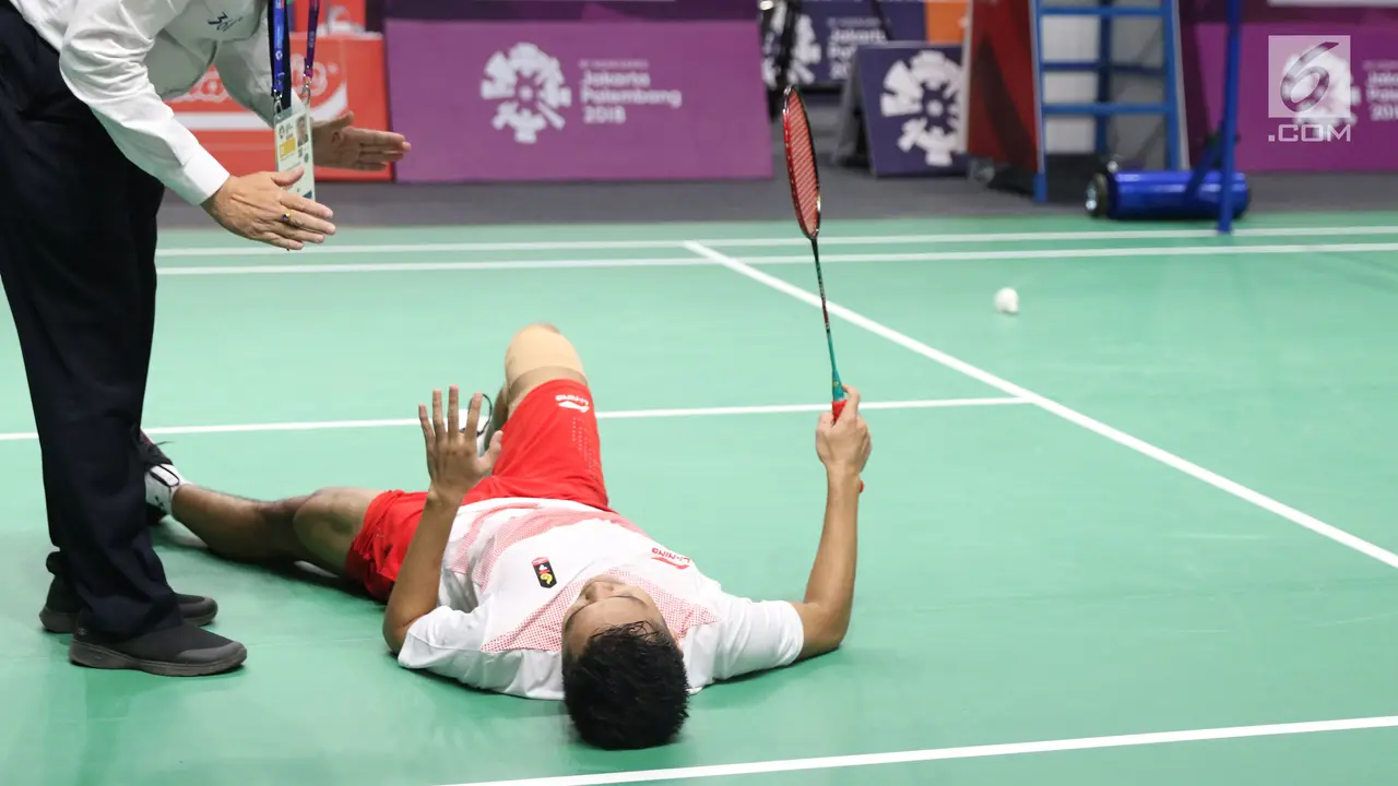 Langkah Anthony Sinisuka Ginting Terhenti saat Melawan Shi Yuqi