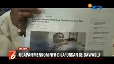 Menkominfo Rudiantara dilaporkan oleh ACTA ke Bawaslu RI soal pernyataan "ASN digaji siapa" yang akhirnya viral jadi perbincangan.