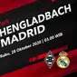 Borussia Monchengladbach vs Real Madrid (Liputan6.com/Abdillah)