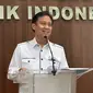 Menteri Kesehatan RI Budi Gunadi Sadikin memberikan keterangan pers terkait "Kesiapsiagaan Sektor Kesehatan Menghadapi Masa Libur Natal 2023 dan Tahun Baru 2024" di Gedung Kementerian Kesehatan (Kemenkes) RI Jakarta pada Jumat, 22 Desember 2023. (Dok Liputan6.com/Fitri Haryanti Harsono)