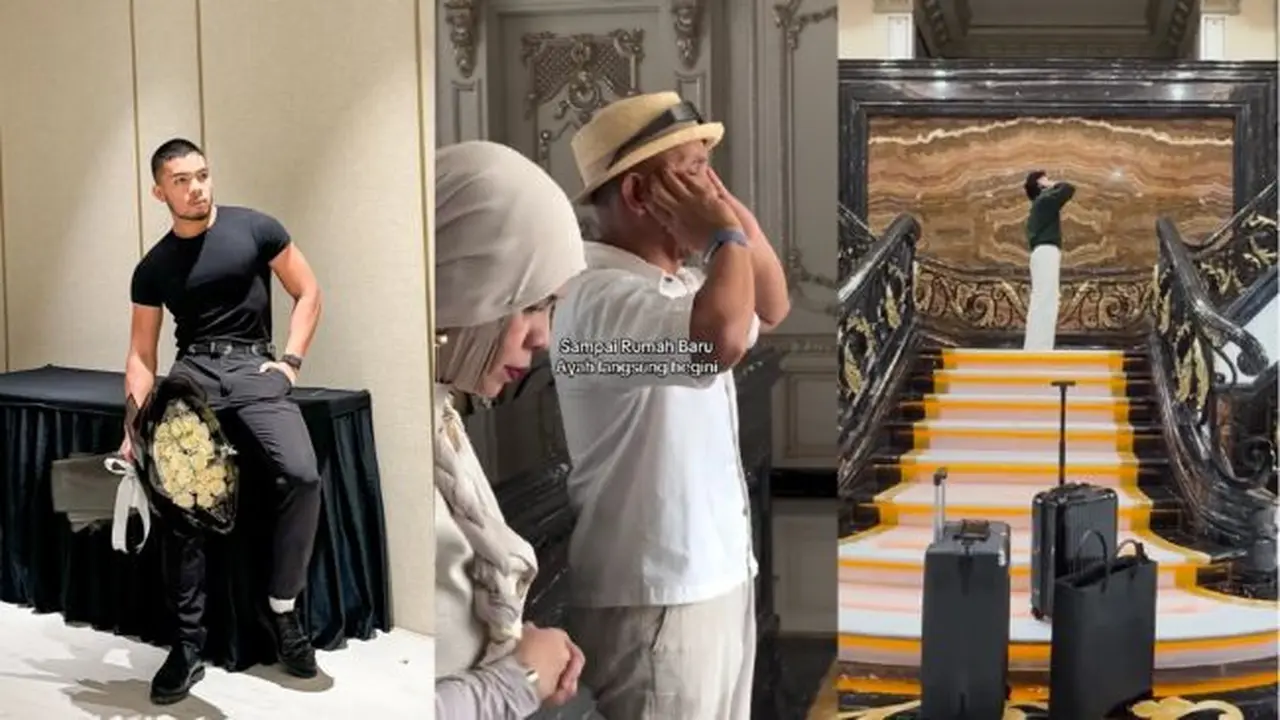 Saaih Halilintar Azan di Tangga saat Pindah ke Rumah Baru (credit: instagram/saaihalilintar)