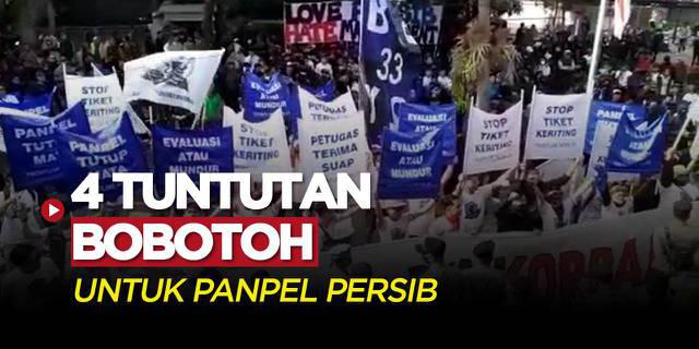 VIDEO: Bobotoh Berikan Empat Tuntutan Kepada Panpel Persib Bandung Atas Insiden di Stadion GBLA