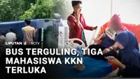 Bus Terguling, Tiga Mahasiswa KKN Terluka