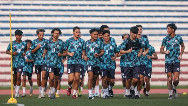 Timnas Filipina U-22 bersiap untuk SEA Games 2023.