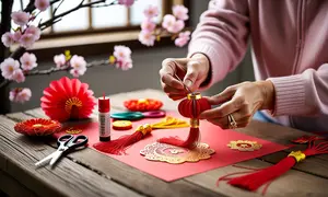diy chinese new year decorations ©Ilustrasi dibuat AI