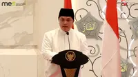 Menteri BUMN sekaligus Ketua Umum Pengurus Pusat MES Erick Thohir acara Peringatan Hari Santri Nasional 2022, Senin (31/10/2022).