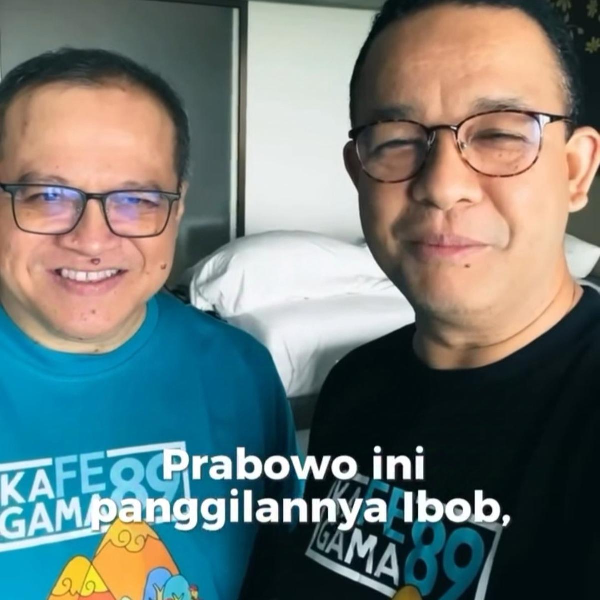 Anies sekamar bareng Prabowo