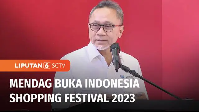 Jelang Hari Kemerdekaan Indonesia digelar Indonesia Shopping Festival 2023. Menteri Perdagangan, Zulkifli Hasan yang membuka acara ini berharap, event ini mampu mendongkrak pertumbuhan ekonomi sesuai target pemerintah.