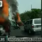 Kecelakaan tunggal ini terjadi karena korban yang memiliki riwayat sakit epilepsi tiba-tiba kejang sehingga kendaran oleng. 