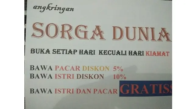 6 Syarat Makan Gratis Ini Nyeleneh Banget, Bikin Geleng Kepala