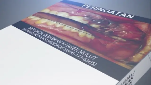 Gambar kemasan rokok terbaru diluncurkan Kementerian Kesehatan RI (Foto: Screenshot video Kemenkes RI)