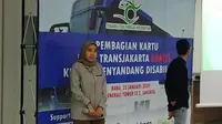 Hasnita T Arifin Pimpinan Disabilitas Kerja Indonesia, Jakarta (22/1/2020).