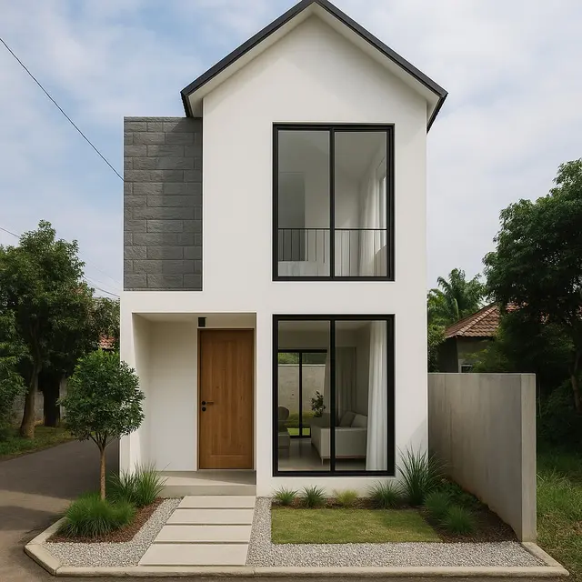 Rumah yang Cocok Dibangun di Lahan 6x9 (Foto: ChatGPT)