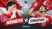 Timnas Indonesia kontra Singapura pada partai pembuka FIFA ASEAN Cup 2026 di SUGBK Jakarta, Jumat (25/9/2026), malam WIB. (Photo Bola.com)