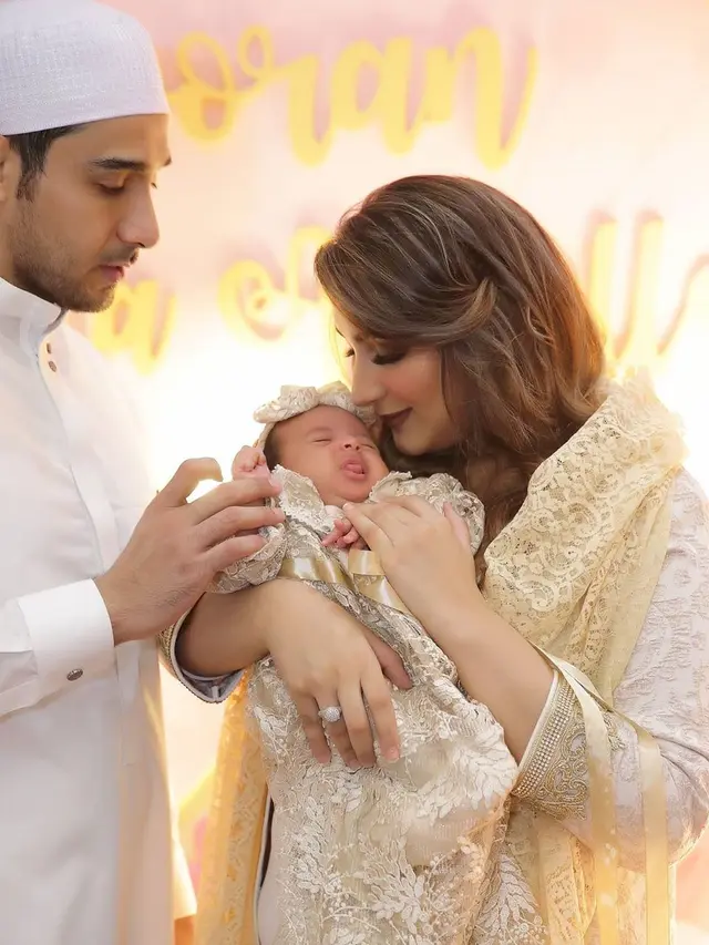 7 Momen Akikah Putri Tania Nadira dan Abdulla Alwi, Dekorasi Mewah dan Tampil Glamor