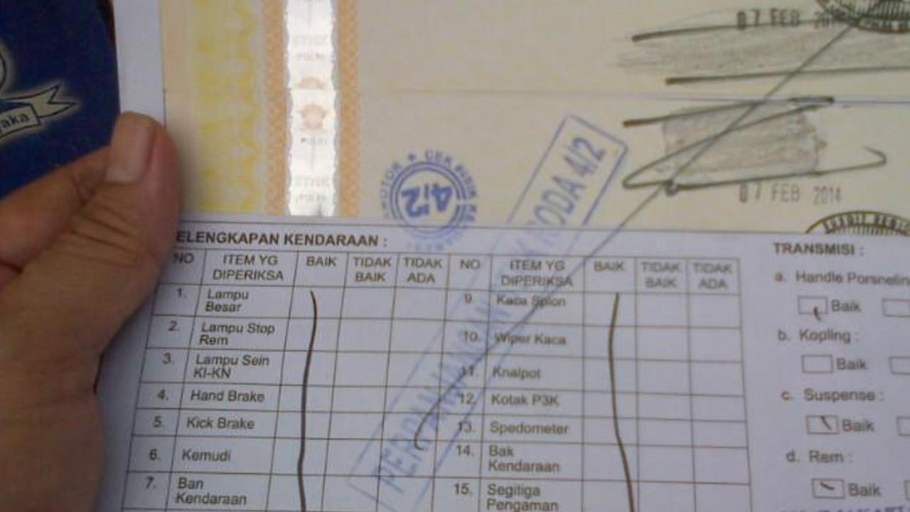 Prosedur dan Ketentuan Utama untuk Melakukan Pemeriksaan Fisik Kendaraan di Samsat