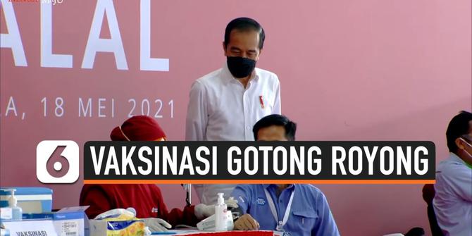 VIDEO: Jokowi Harap Vaksinasi Gotong Royong Mampu Naikkan Ekonomi hingga 7 Persen