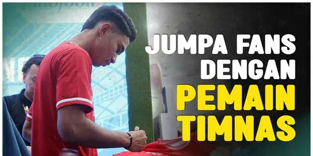 VIDEO: Marselino Ferdinan dan 4 Pemain Timnas Indonesia Jumpa Fans di Jakarta Fair 2024
