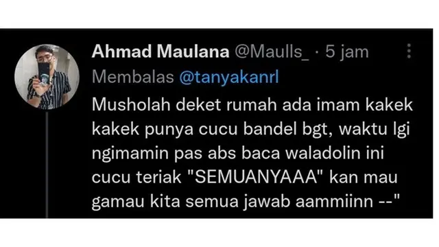 6 Cerita Lucu Bocil Shalat Berjamaah di Masjid Ini Bikin Tepuk Jidat