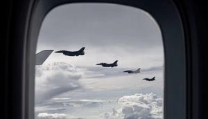 10 Jet Tempur Kawal Kepulangan Raja Yordania Abdullah II (Instagram @sekretariat.kabinet)