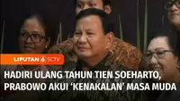 Kamis siang, di sela kegiatannya sebagai Menteri Pertahanan, Presiden terpilih 2024, Prabowo Subianto hadir di acara ulang tahun adik Tien Soeharto yang juga istri alm. Mantan KSAD era Soeharto, Wismoyo Arismunandar. Di tengah meriahnya acara ulang t...