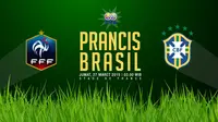 Prancis vs Brasil (Liputan6.com/Ari Wicaksono)