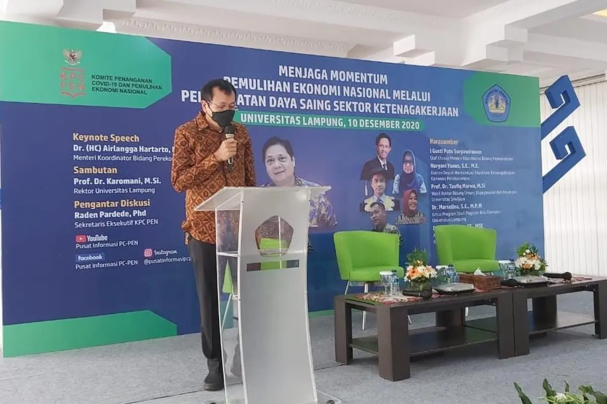 Sekretaris Eksekutif I Komite Penanganan COVID-19 dan Pemulihan Ekonomi Nasional (PC-PEN) Raden Pardede,