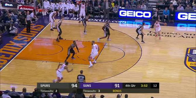 VIDEO: Game Recap NBA 2017-2018, Spurs 104 vs Suns 101