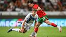 Megabintang Portugal Cristiano Ronaldo absen di pertandingan ini. (PATRICIA DE MELO MOREIRA / AFP)