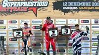 Marc Marquez hanya menjadi runner-up dalam ajang balap motor trail Superprestigio Dick Track, di Palau Sant-Jordi, Barcelona.