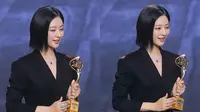 Gaya Formal Kim Ji Won di SBS Drama Awards 2025, Benarkah Pakai Cincin Nikah?