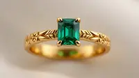 8 Model Cincin Emas Permata Zamrud untuk Muslimah dan Taksiran Harganya, Tampil Mewah dan Berkelas