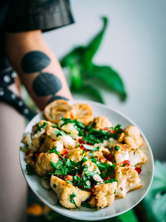 Ilustrasi masakan kembang kol