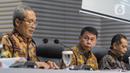 KPK memaparkan sejumlah capaian kinerja pada 2023 lalu seperti upaya-upaya pencegahan, penindakan serta pemeriksaan LHKPN. (Liputan6.com/Angga Yuniar)