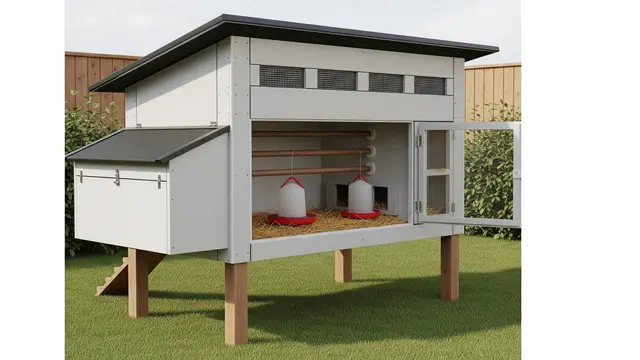 Model Kandang Ayam Close House Versi Rumahan/Gemini AI