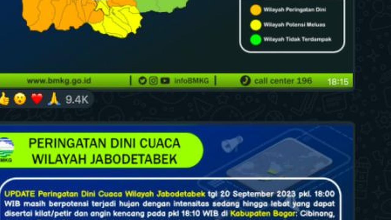 BMKG Hadir di WhatsApp untuk Lebih Menjangkau Masyarakat, Sudah Diikuti 4 Juta Orang