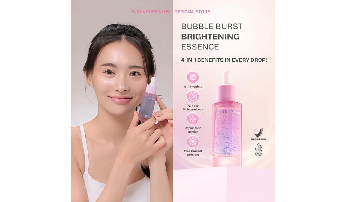 Kulit Glowing Lebih Tahan Lama Berkat Wondermis Essence Cocok untuk Agenda Natal dan Akhir Tahun