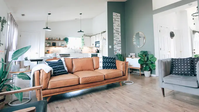 Contoh ilustrasi rumah bersih