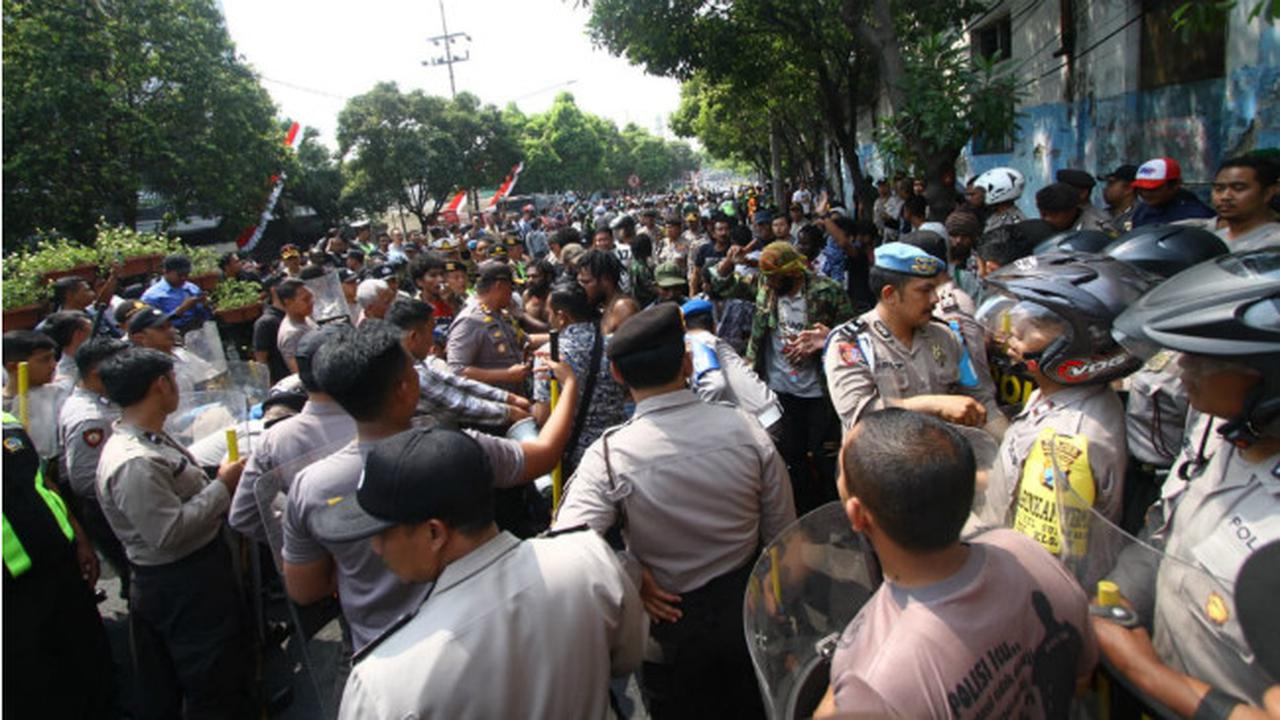 Bentrok Mahasiswa Papua di Malang